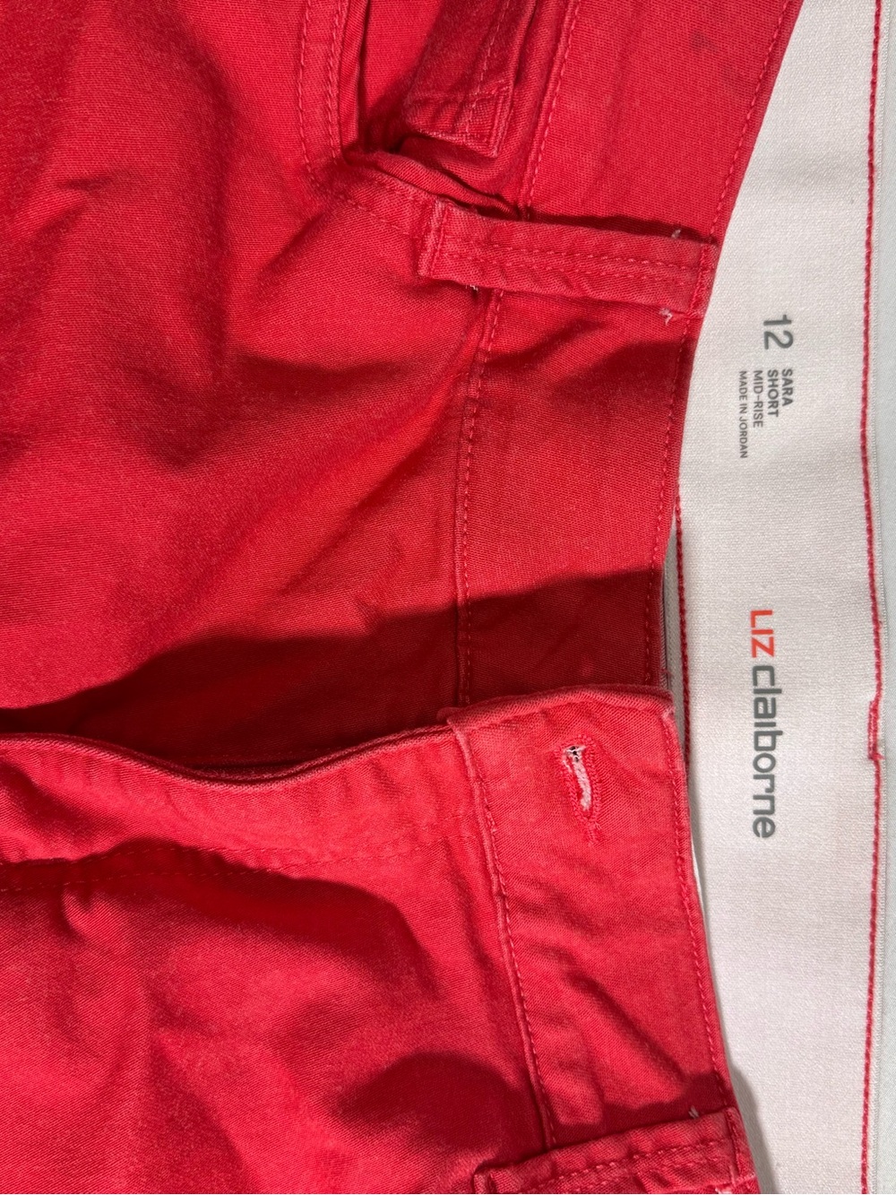 Liz Claiborne Red Women's Bermuda Shorts
